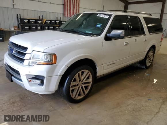 ✅ 2016 Ford Expedition Max Platinum • VIN: 1FMJK1LT3GEF05677 • Lot: 77033294. Listed on Copart with 145,059 mi. Free auction sales archive from the USA and detailed vehicle history report at DreamBid. Image 1.