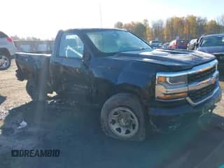 2018 Chevrolet Silverado 1500 Work Truck z VIN 1GCNKNEH5JZ294665, wystawiony jako IAAI lot #43538734 z przebiegiem Nie podano mil oraz . Historia ofert i sprzedaży dostępna na DreamBid. Obrazek 1.