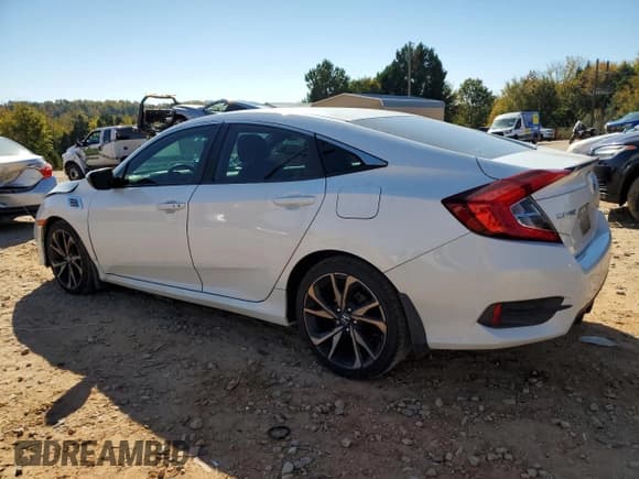 ✅ 2020 Honda Civic Sport • VIN: 2HGFC2F82LH525640 • Lot: 82593575. Wystawiony na Copart z przebiegiem 101 385 mil. Bezpłatny archiwum sprzedaży aukcyjnych z USA i szczegółowy raport historii pojazdu na DreamBid. Zdjęcie 2.