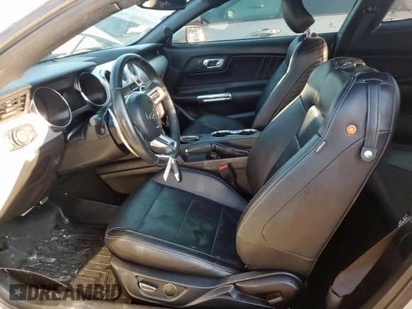 2015 Ford Mustang GT Premium with VIN 1FA6P8CF6F5412879, listed as a Copart auction lot 71130235 with 82,389 mi miles and Salvage title. Bid and sale history available at DreamBid. Image 7.