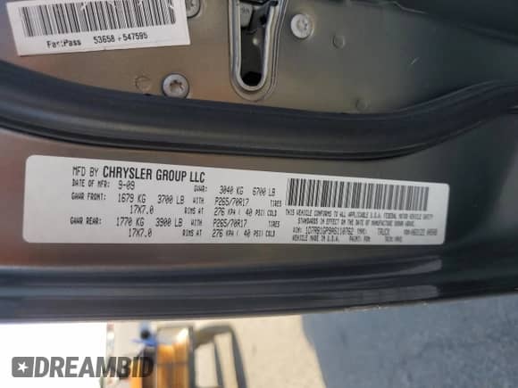 2010 Dodge 1500 ST with VIN 1D7RB1GP9AS110762, listed as a Copart auction lot 75525374 with 156,117 mi miles and Salvage title. Bid and sale history available at DreamBid. Image 12.