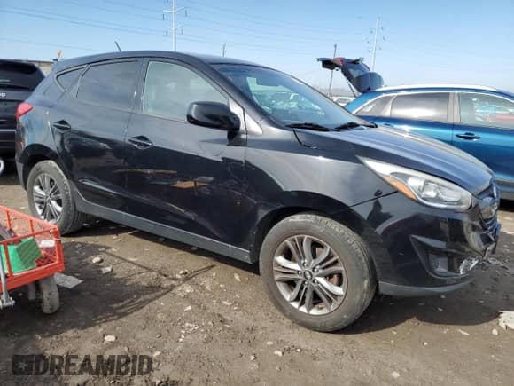 2015 Hyundai Tucson GLS with VIN KM8JT3AF0FU092000, listed as a Copart auction lot 42559764 with 116,620 mi miles and . Bid and sale history available at DreamBid. Image 4.