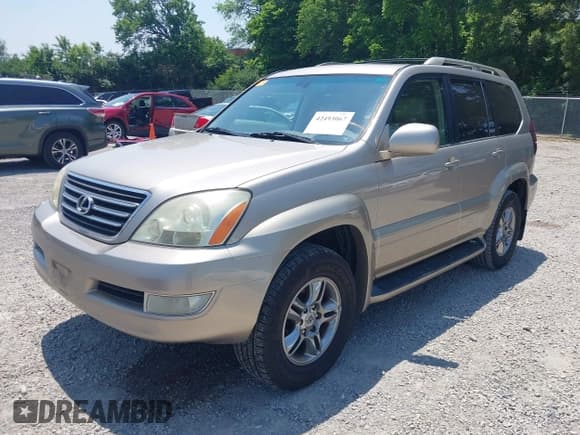 ✅ 2003 Lexus GX 470 • VIN: JTJBT20X630012499 • Lot: 42493067. Listed on IAAI with 177,215 mi. Free auction sales archive from the USA and detailed vehicle history report at DreamBid. Image 2.