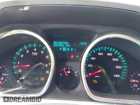 2012 Chevrolet Traverse LS with VIN 1GNKRFED4CJ227002, listed as a IAAI auction lot 43455705 with 200,951 mi miles and . Bid and sale history available at DreamBid. Image 7.