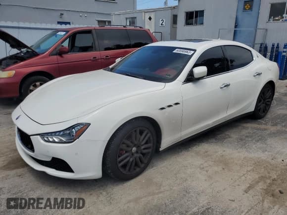 ✅ 2015 Maserati Ghibli • VIN: ZAM57XSA0F1154254 • Lot: 60898963. Listed on Copart with 78,031 mi. Free auction sales archive from the USA and detailed vehicle history report at DreamBid. Image 1.