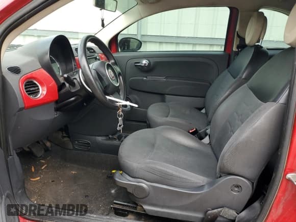 ✅ 2012 FIAT 500 Pop • VIN: 3C3CFFAR7CT125312 • Lot: 49885775. Listed on Copart with 190,364 mi. Free auction sales archive from the USA and detailed vehicle history report at DreamBid. Image 7.