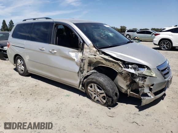 ✅ 2005 Honda Odyssey EX • VIN: 5FNRL38485B061726 • Lot: 66010915. Listed on Copart with 295,552 mi. Free auction sales archive from the USA and detailed vehicle history report at DreamBid. Image 4.
