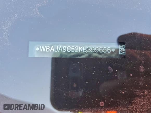 ✅ 2019 BMW 5 Series 530e • VIN: WBAJA9C52KB399656 • Lot: 96615165. Listed on Copart with Not provided. Free auction sales archive from the USA and detailed vehicle history report at DreamBid. Image 12.