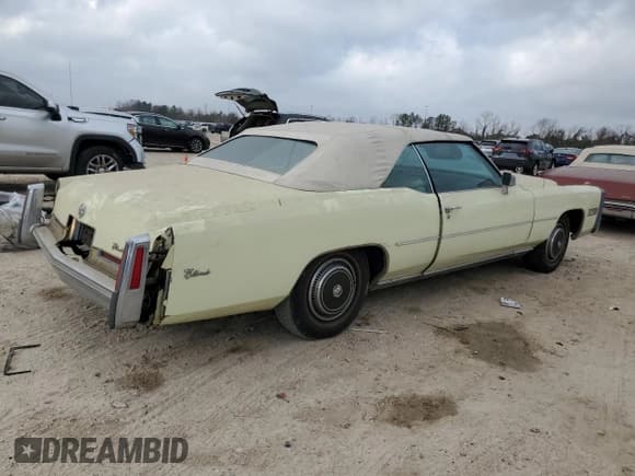 ✅ 1976 Cadillac Eldorado • VIN: 6L67S6Q193882 • Лот: 44254805. Опубликован ранее на Copart с пробегом 56 080 миль. Бесплатный доступ к архиву аукционных продаж из США и подробный отчёт об истории автомобиля на DreamBid. Изображение 3.