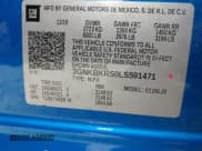 ✅ 2020 Chevrolet Blazer RS • VIN: 3GNKBKRS0LS591471 • Lot: 41453584. Listed on IAAI with 55,271 mi. Free auction sales archive from the USA and detailed vehicle history report at DreamBid. Image 9.