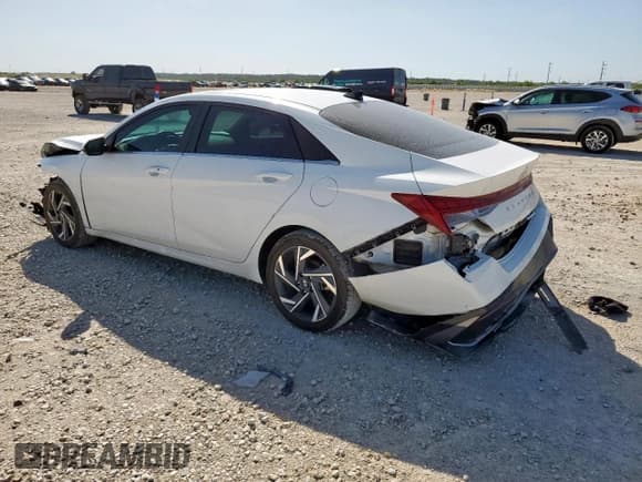 ✅ 2024 Hyundai Elantra SEL • VIN: KMHLS4DG9RU742274 • Lot: 66898565. Listed on Copart with 31,596 mi. Free auction sales archive from the USA and detailed vehicle history report at DreamBid. Image 2.
