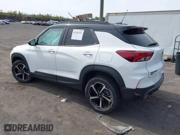 2022 Chevrolet TrailBlazer RS с VIN KL79MUSL7NB132465, выставлен на аукционе IAAI как лот 43342712 с пробегом 23 212 миль миль и . История ставок и продаж доступна на DreamBid. Изображение 3.