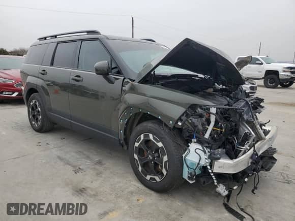 2024 Hyundai Santa Fe SEL z VIN 5NMP24GL0RH014199, wystawiony jako Copart lot #44029185 z przebiegiem 42 812 mil mil oraz Czysty tytuł • Clean title. Historia ofert i sprzedaży dostępna na DreamBid. Obrazek 4.