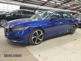 ✅ 2022 Honda Accord Sport • VIN: 1HGCV3F25NA032468 • Lot: 91865025. Listed on Copart with 172,187 mi. Free auction sales archive from the USA and detailed vehicle history report at DreamBid. Image 1.