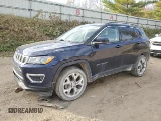 ✅ 2020 Jeep Compass Limited • VIN: 3C4NJDCB2LT119988 • Lot: 90223365. Wystawiony na Copart z przebiegiem 64 607 mil. Bezpłatny archiwum sprzedaży aukcyjnych z USA i szczegółowy raport historii pojazdu na DreamBid. Zdjęcie 1.