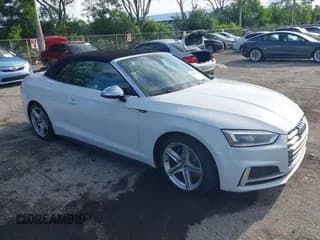 ✅ 2018 Audi S5 Premium Plus • VIN: WAUY4GF53JN001244 • Lot: 43208176. Listed on IAAI with 64,868 mi. Free auction sales archive from the USA and detailed vehicle history report at DreamBid. Image 1.