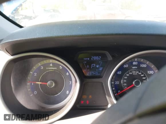 2016 Hyundai Elantra Value Edition with VIN KMHDH4AE0GU480695, listed as a IAAI auction lot 43276584 with 123,743 mi miles and . Bid and sale history available at DreamBid. Image 7.