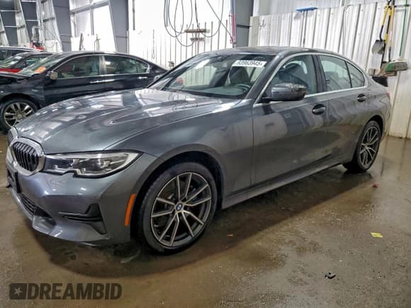 ✅ 2020 BMW 3 Series 330i xDrive • VIN: WBA5R7C02LFH51098 • Lot: 93963945. Listed on Copart with 40,355 mi. Free auction sales archive from the USA and detailed vehicle history report at DreamBid. Image 1.