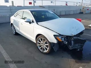 ✅ 2015 Audi A3 Premium • VIN: WAUAJGFFXF1090411 • Lot: 41220082. Listed on IAAI with 134,162 mi. Free auction sales archive from the USA and detailed vehicle history report at DreamBid. Image 1.