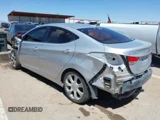 2012 Hyundai Elantra GLS with VIN KMHDH4AE7CU281749, listed as a IAAI auction lot 42748994 with 153,669 mi miles and . Bid and sale history available at DreamBid. Image 3.