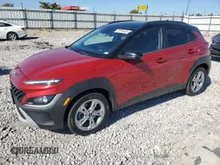 2022 Hyundai Kona SEL с VIN KM8K6CAB0NU780344, выставлен на аукционе Copart как лот 70976455 с пробегом 40 657 миль миль и Списание • Salvage title. История ставок и продаж доступна на DreamBid. Изображение 1.
