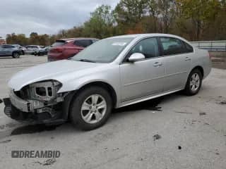 2013 Chevrolet Impala LS z VIN 2G1WA5E39D1170898, wystawiony jako Copart lot #87435755 z przebiegiem 102 562 mil mil oraz Szkoda całkowita • Salvage title. Historia ofert i sprzedaży dostępna na DreamBid. Obrazek 1.