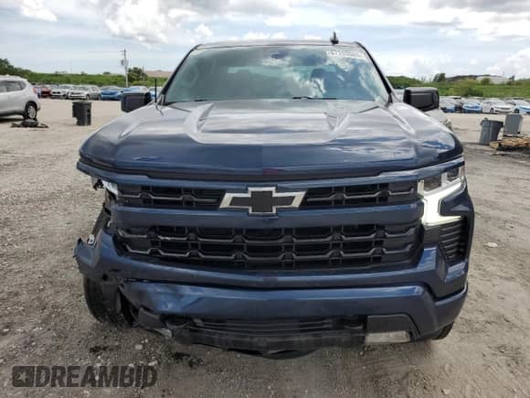 2023 Chevrolet Silverado 1500 RST with VIN 2GCPADEDXP1116755, listed as a Copart auction lot 67203065 with 42,891 mi miles and Salvage title. Bid and sale history available at DreamBid. Image 5.