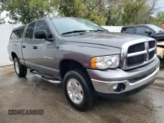 2005 Dodge 1500 SLT z VIN 1D7HU18D35S351961, wystawiony jako Copart lot #70874224 z przebiegiem 268 286 mil mil oraz Szkoda całkowita • Salvage title. Historia ofert i sprzedaży dostępna na DreamBid. Obrazek 4.