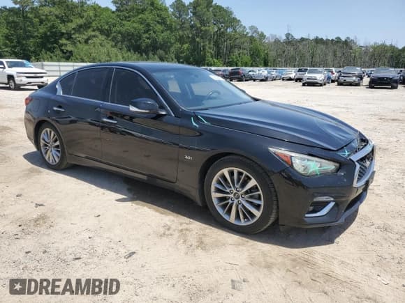 ✅ 2018 Infiniti Q50 Luxe • VIN: JN1EV7AP5JM352595 • Лот: 56908695. Опубликован ранее на Copart с пробегом 166 102 миль. Бесплатный доступ к архиву аукционных продаж из США и подробный отчёт об истории автомобиля на DreamBid. Изображение 4.