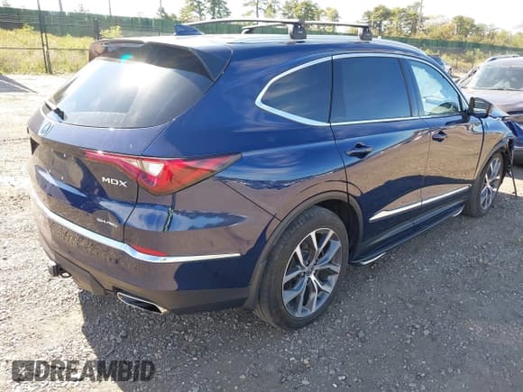 ✅ 2024 Acura MDX Technology • VIN: 5J8YE1H42RL005120 • Lot: 43443901. Listed on IAAI with 32,104 mi. Free auction sales archive from the USA and detailed vehicle history report at DreamBid. Image 4.