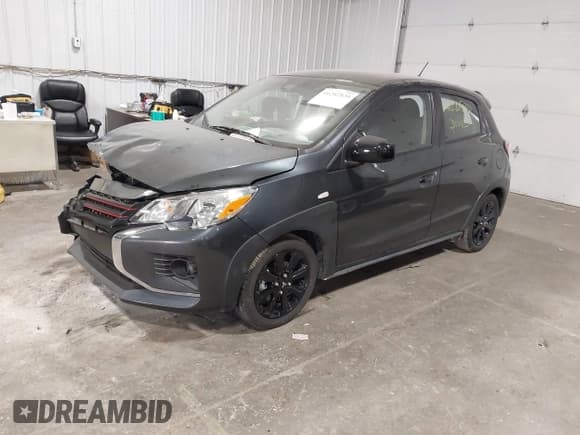 ✅ 2024 Mitsubishi Mirage Black Edition • VIN: ML32AWHJ3RH012778 • Lot: 41282520. Listed on IAAI with 2,255 mi. Free auction sales archive from the USA and detailed vehicle history report at DreamBid. Image 2.