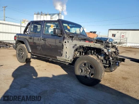 ✅ 2021 Jeep Wrangler Unlimited Willys • VIN: 1C4HJXDN0MW568542 • Lot: 75264954. Listed on Copart with Not provided. Free auction sales archive from the USA and detailed vehicle history report at DreamBid. Image 4.