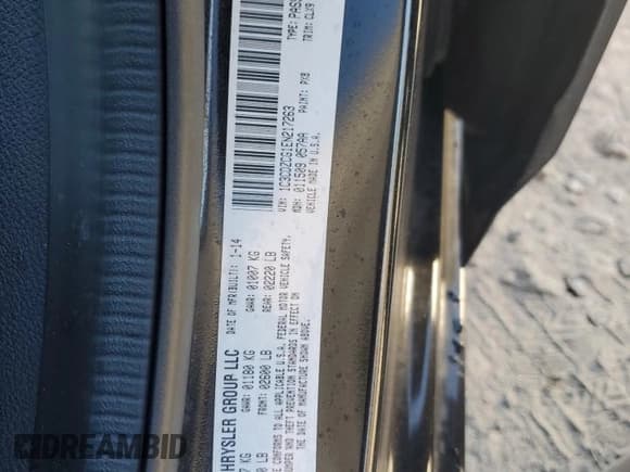 ✅ 2014 Dodge Avenger SXT • VIN: 1C3CDZCG1EN217263 • Lot: 87255475. Listed on Copart with 144,925 mi. Free auction sales archive from the USA and detailed vehicle history report at DreamBid. Image 12.