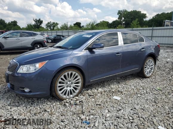 ✅ 2013 Buick LaCrosse Premium 1 • VIN: 1G4GF5E3XDF212187 • Lot: 64382185. Listed on Copart with 30,937 mi. Free auction sales archive from the USA and detailed vehicle history report at DreamBid. Image 1.