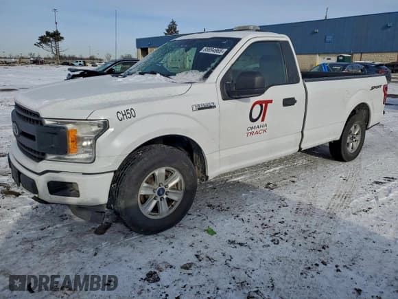 ✅ 2018 Ford F-150 XL • VIN: 1FTMF1CP3JKC19863 • Lot: 95894965. Wystawiony na Copart z przebiegiem 218 118 mil. Bezpłatny archiwum sprzedaży aukcyjnych z USA i szczegółowy raport historii pojazdu na DreamBid. Zdjęcie 1.
