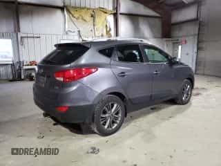 2015 Hyundai Tucson SE z VIN KM8JUCAG2FU974050, wystawiony jako Copart lot #72757682 z przebiegiem 111 832 mil mil oraz . Historia ofert i sprzedaży dostępna na DreamBid. Obrazek 3.