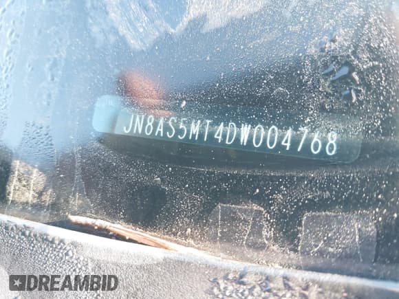 ✅ 2013 Nissan Rogue SV • VIN: JN8AS5MT4DW004768 • Lot: 43016800. Listed on IAAI with 171,941 mi. Free auction sales archive from the USA and detailed vehicle history report at DreamBid. Image 9.