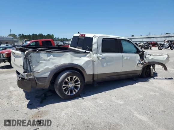 2018 Ram 1500 Longhorn с VIN 1C6RR7PM1JS225460, выставлен на аукционе Copart как лот 57751845 с пробегом 77 778 миль миль и Списание • Salvage title. История ставок и продаж доступна на DreamBid. Изображение 3.