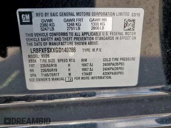 ✅ 2016 Buick Envision Premium II • VIN: LRBFXFSXXGD140786 • Lot: 62255565. Wystawiony na Copart z przebiegiem 161 259 mil. Bezpłatny archiwum sprzedaży aukcyjnych z USA i szczegółowy raport historii pojazdu na DreamBid. Zdjęcie 13.