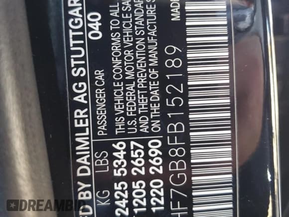 ✅ 2015 Mercedes-Benz E 63 AMG S-Model • VIN: WDDHF7GB8FB152189 • Лот: 42588145. Опубликован ранее на Copart с пробегом 46 885 миль. Бесплатный доступ к архиву аукционных продаж из США и подробный отчёт об истории автомобиля на DreamBid. Изображение 12.