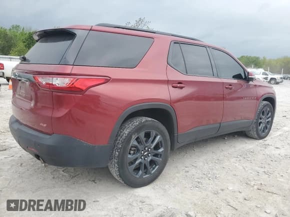 ✅ 2019 Chevrolet Traverse RS • VIN: 1GNERJKX8KJ241725 • Lot: 50967134. Wystawiony na Copart z przebiegiem 94 850 mil. Bezpłatny archiwum sprzedaży aukcyjnych z USA i szczegółowy raport historii pojazdu na DreamBid. Zdjęcie 3.