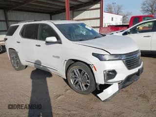 ✅ 2023 Chevrolet Traverse High Country • VIN: 1GNEVNKW5PJ216797 • Lot: 41479227. Wystawiony na IAAI z przebiegiem 45 527 mil. Bezpłatny archiwum sprzedaży aukcyjnych z USA i szczegółowy raport historii pojazdu na DreamBid. Zdjęcie 1.