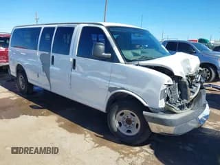 ✅ 2012 Chevrolet Express Passenger 1LT • VIN: 1GAZG1FG1C1140935 • Lot: 40887987. Listed on IAAI with 362,780 mi. Free auction sales archive from the USA and detailed vehicle history report at DreamBid. Image 1.