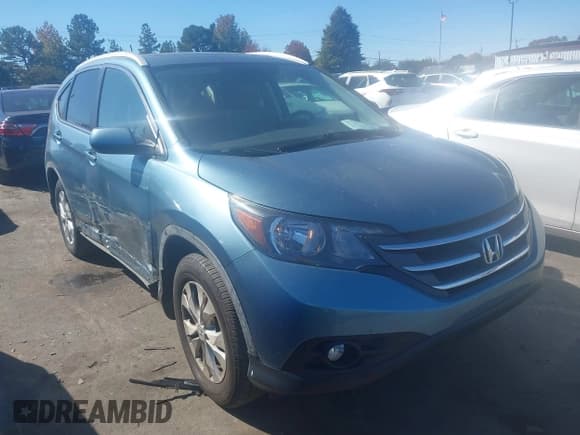 ✅ 2013 Honda CR-V EX-L • VIN: 5J6RM4H75DL053568 • Lot: 43521380. Listed on IAAI with 131,284 mi. Free auction sales archive from the USA and detailed vehicle history report at DreamBid. Image 1.