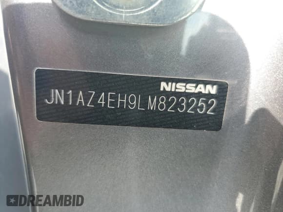 ✅ 2020 Nissan 370Z Sport • VIN: JN1AZ4EH9LM823252 • Lot: 80341335. Wystawiony na Copart z przebiegiem Nie podano. Bezpłatny archiwum sprzedaży aukcyjnych z USA i szczegółowy raport historii pojazdu na DreamBid. Zdjęcie 12.