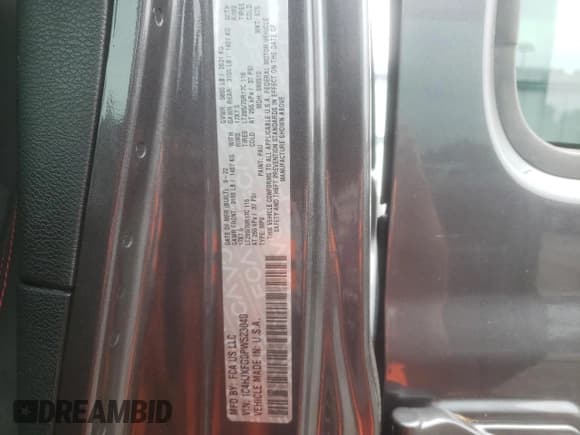 ✅ 2023 Jeep Wrangler Rubicon • VIN: 1C4HJXFG0PW523040 • Lot: 57705055. Listed on Copart with 23,405 mi. Free auction sales archive from the USA and detailed vehicle history report at DreamBid. Image 14.