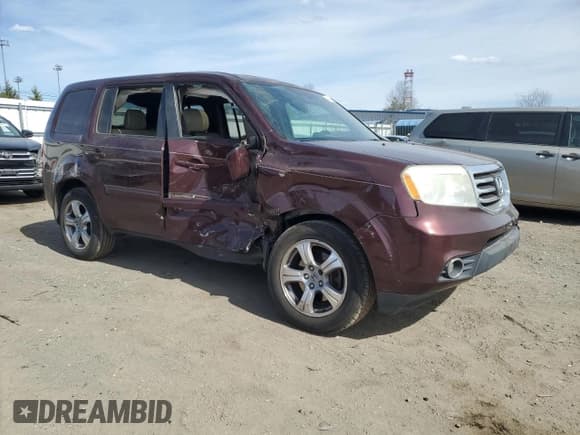 ✅ 2013 Honda Pilot EX-L • VIN: 5FNYF4H7XDB019737 • Lot: 50461335. Listed on Copart with 154,181 mi. Free auction sales archive from the USA and detailed vehicle history report at DreamBid. Image 4.