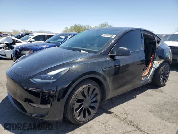✅ 2021 Tesla Model Y Performance • VIN: 5YJYGDEF7MF273155 • Lot: 65738925. Wystawiony na Copart z przebiegiem 57 356 mil. Bezpłatny archiwum sprzedaży aukcyjnych z USA i szczegółowy raport historii pojazdu na DreamBid. Zdjęcie 1.