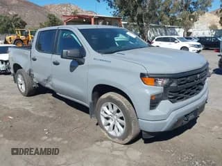 ✅ 2024 Chevrolet Silverado 1500 Custom • VIN: 3GCPABEK3RG402752 • Lot: 43476872. Listed on IAAI with 9,127 mi. Free auction sales archive from the USA and detailed vehicle history report at DreamBid. Image 1.
