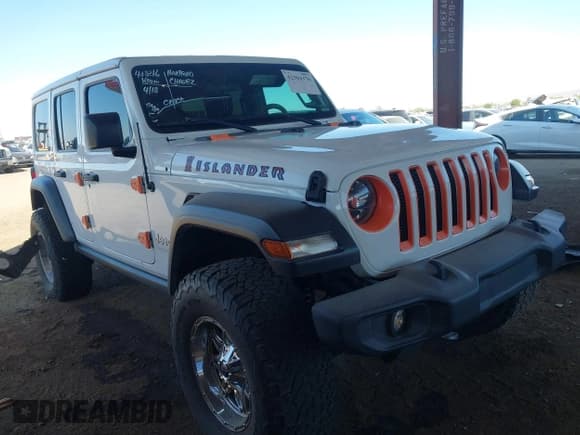 ✅ 2021 Jeep Wrangler Unlimited Sport S • VIN: 1C4HJXDG2MW575235 • Lot: 42304376. Listed on IAAI with 71,054 mi. Free auction sales archive from the USA and detailed vehicle history report at DreamBid. Image 1.